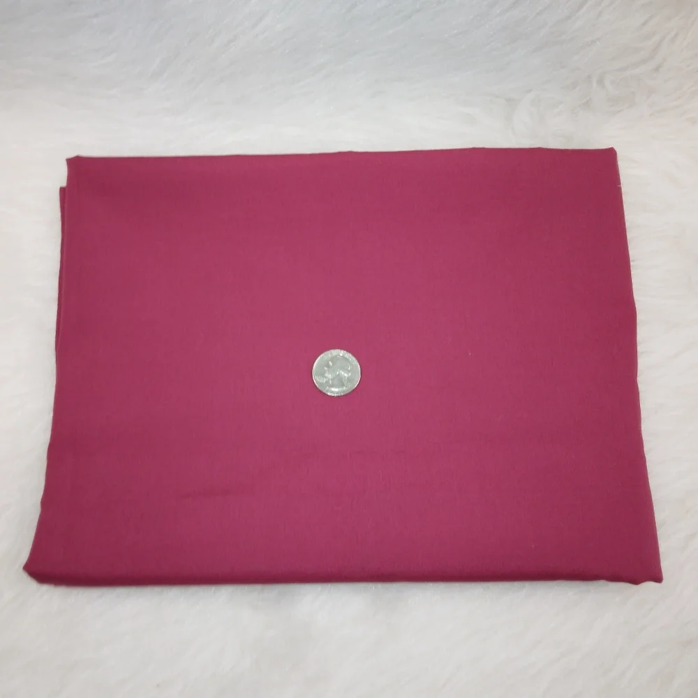 FABRIC Solid Marron Poly/cotton, color is deeper irl, 1 yard